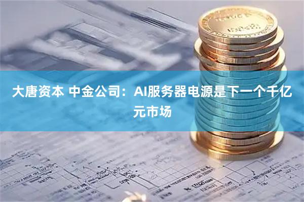 大唐资本 中金公司：AI服务器电源是下一个千亿元市场