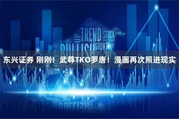 东兴证券 刚刚！武尊TKO罗唐！漫画再次照进现实